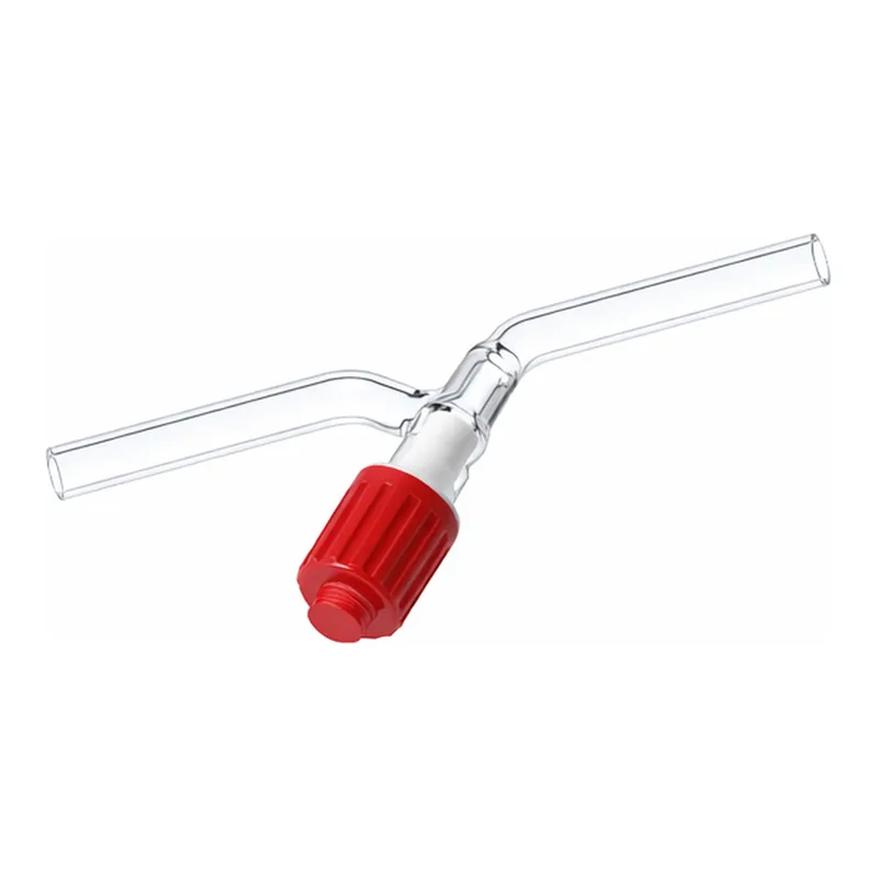 Corning PYREX Product Standard Stopcock, Body, Rotaflo PTFE High Performance, Two-way, In-line, Plain Bore
