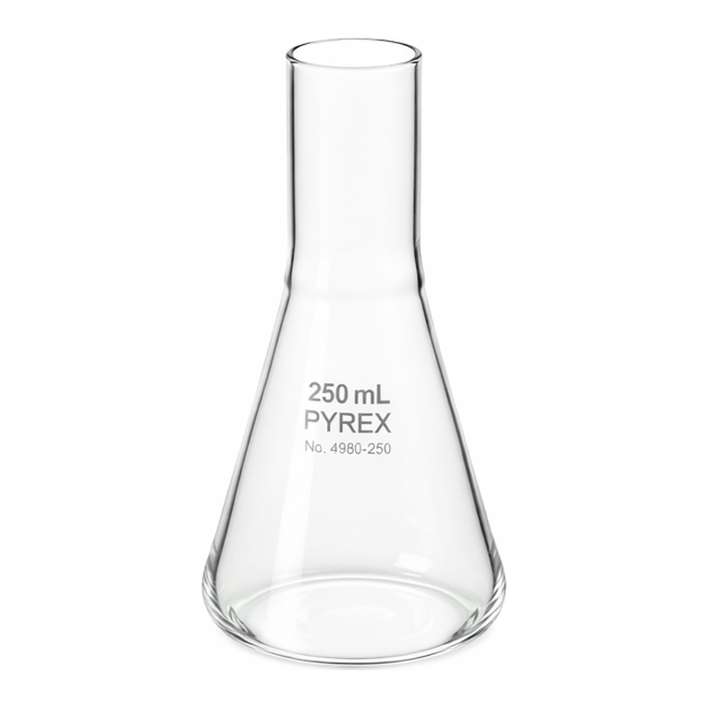 Corning PYREX Flask with Baffles