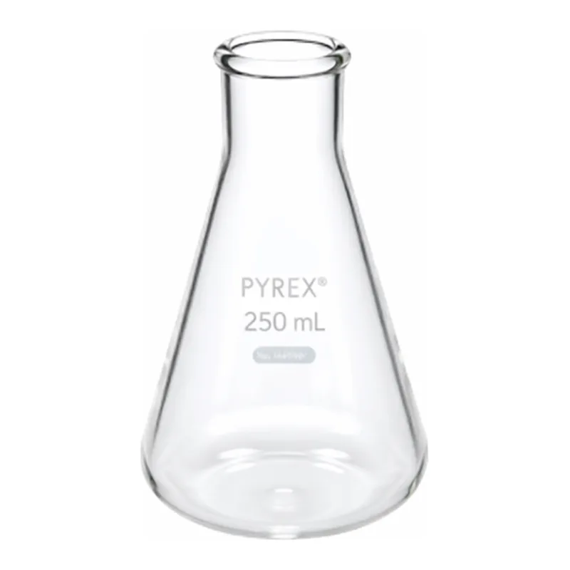 Corning PYREX Narrow Mouth Erlenmeyer Flask with Baffles