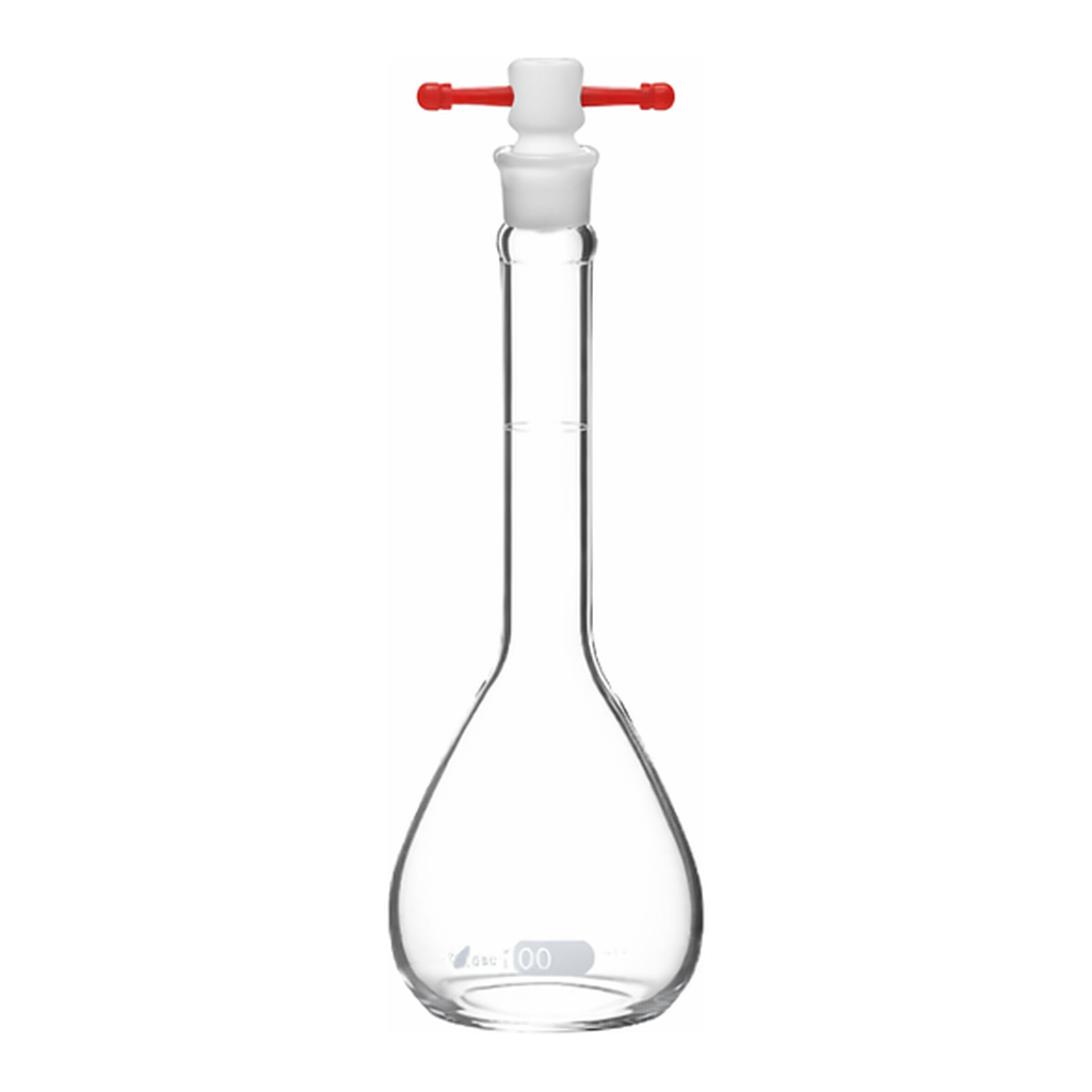 Corning PYREX Class A Volumetric Flask with PTFE Stopper