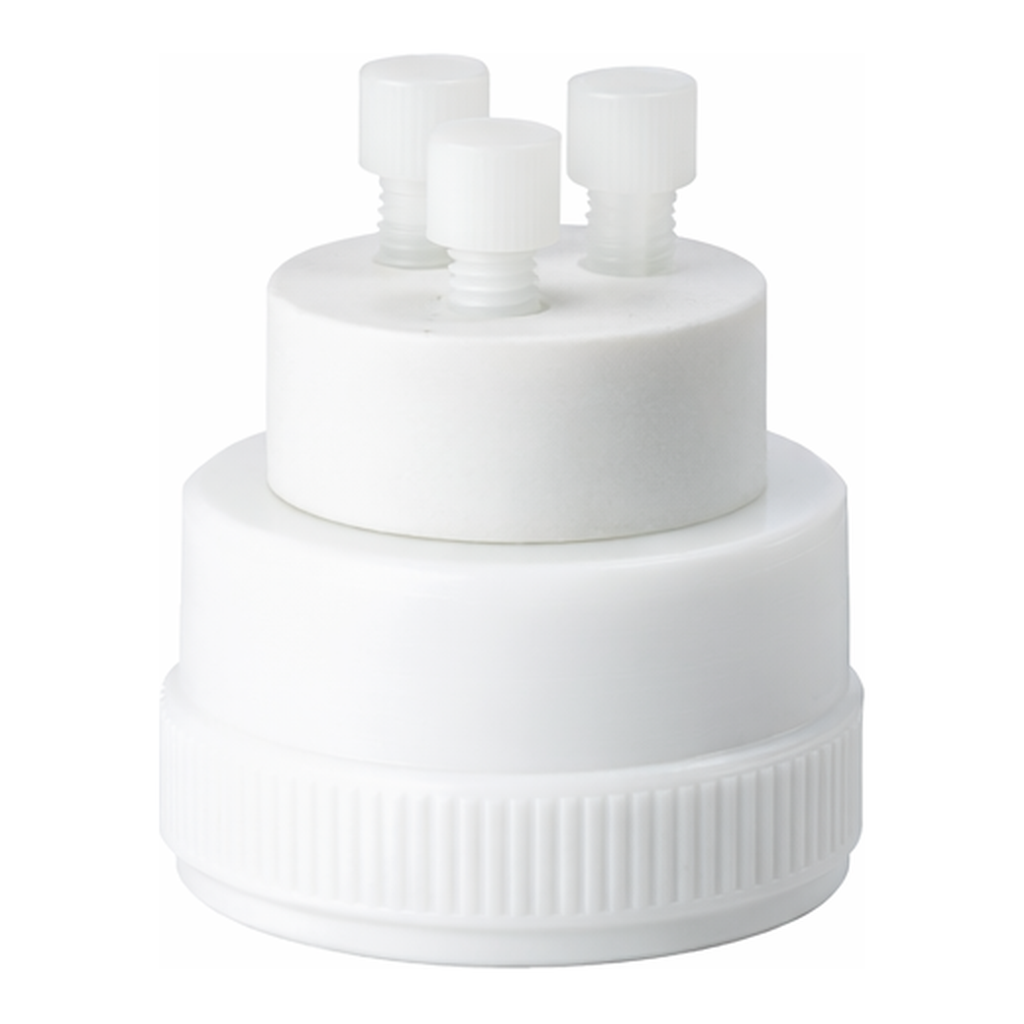 Corning PYREX Three-Hole Mobile Phase Delivery Screw Cap, GL45