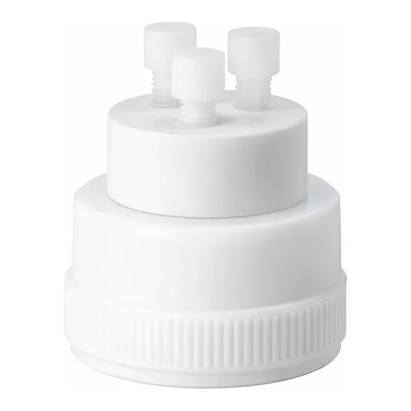 Corning PYREX Three-Hole Mobile Phase Delivery Screw Cap, GL45