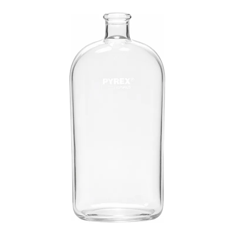 Corning PYREX 1L Roux Culture Bottles with Offset Tooled Neck