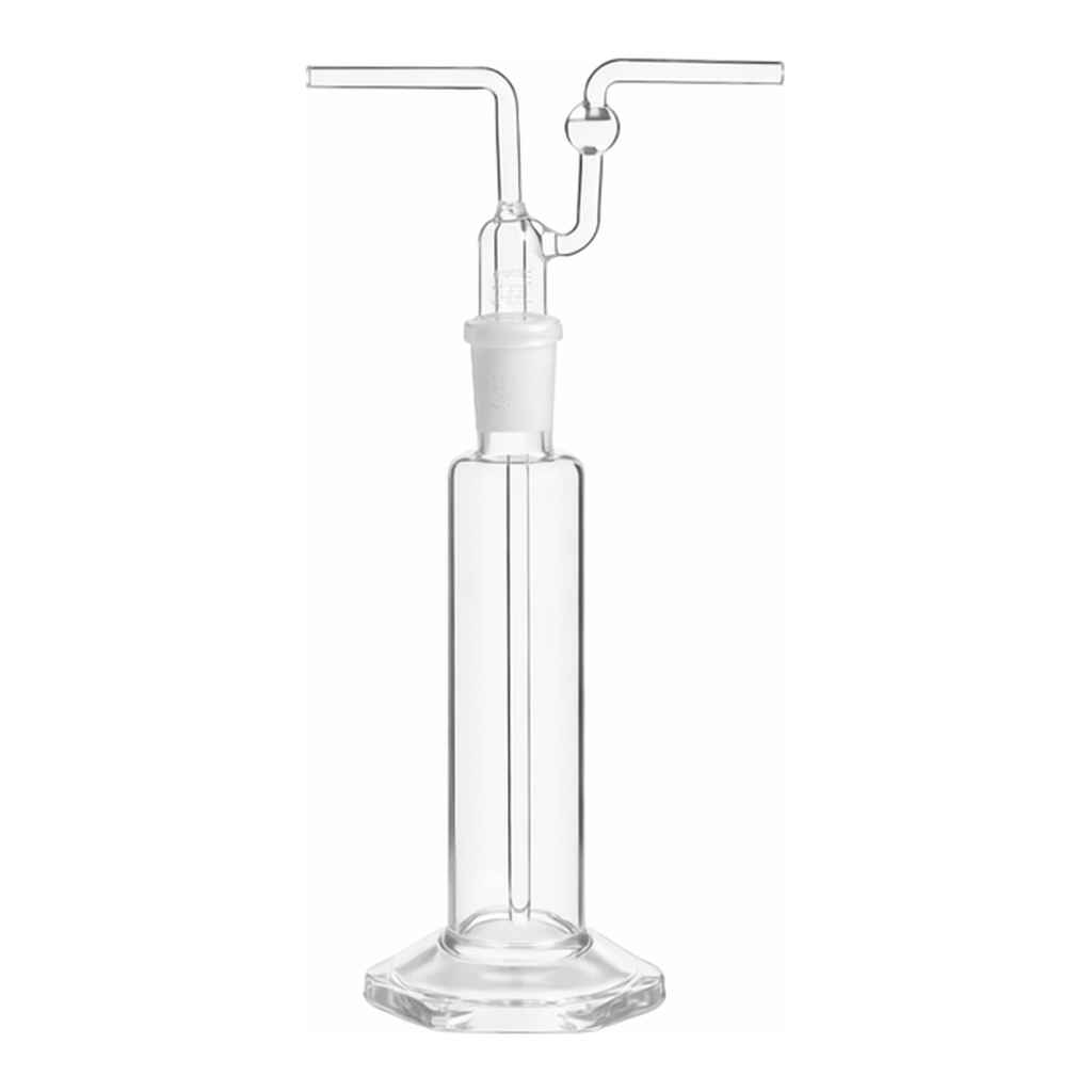 Corning PYREX Gas Washing Bottles, Tall Form, with Standard Taper Stopper
