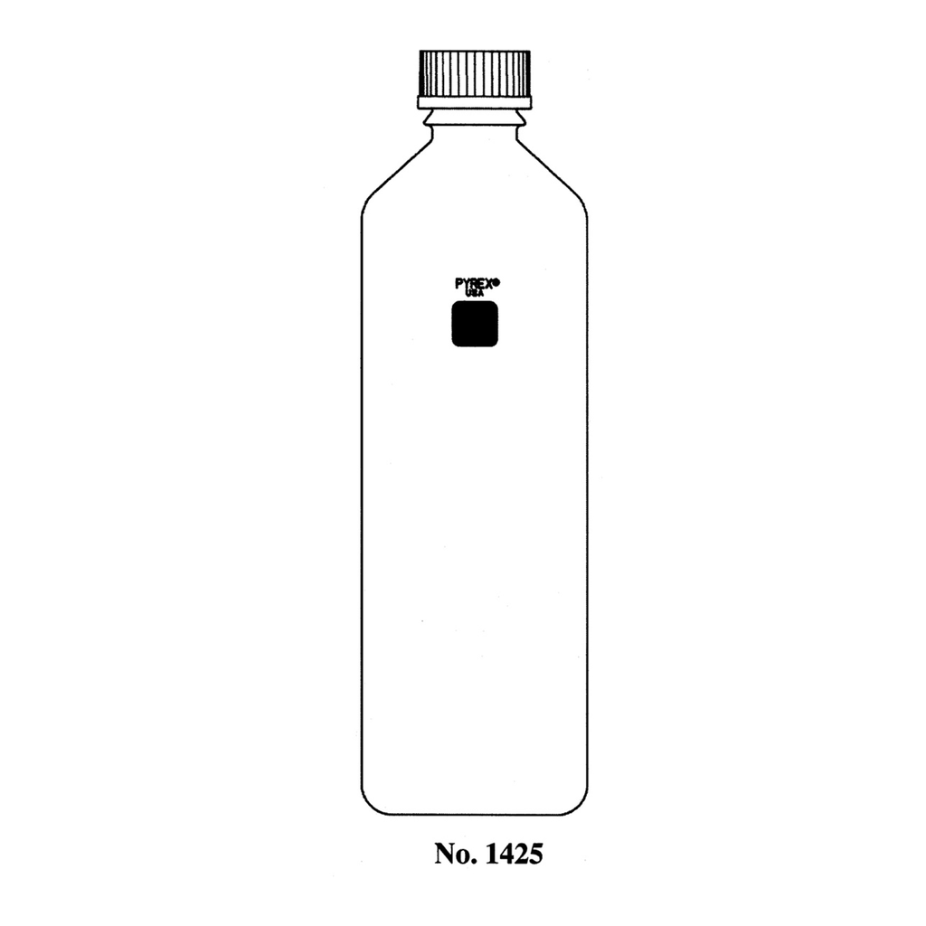 Corning PYREX 840cm² Roller Bottles with 45 mm Screw Cap