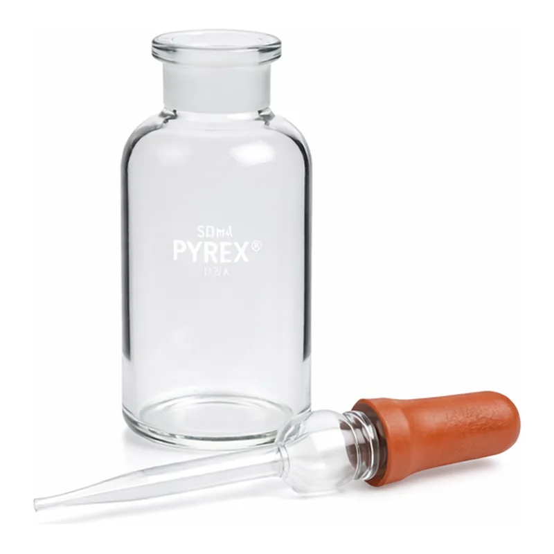 Corning PYREX 125 mL Dropping Bottle with Bulb and Pipet