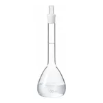 Corning PYREX Class A Volumetric Flask, with PYREX Standard Taper Stopper, Flask Only