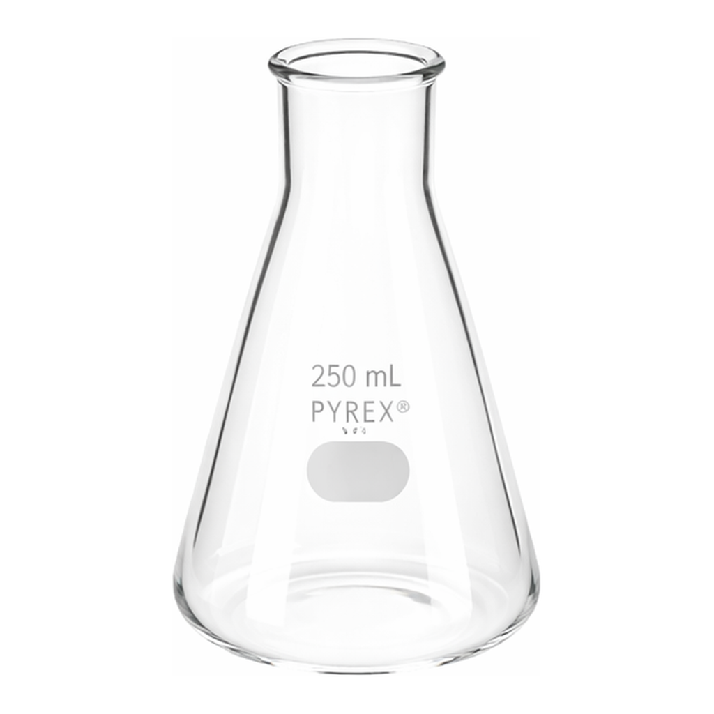 Corning PYREX Trypsinizing Flasks with Baffles, Beaded Neck