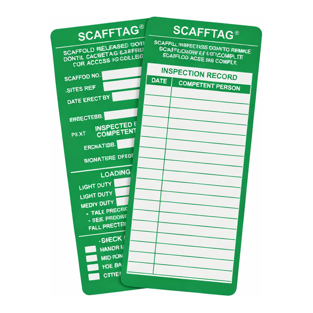 Brady SCAFFTAG Inserts