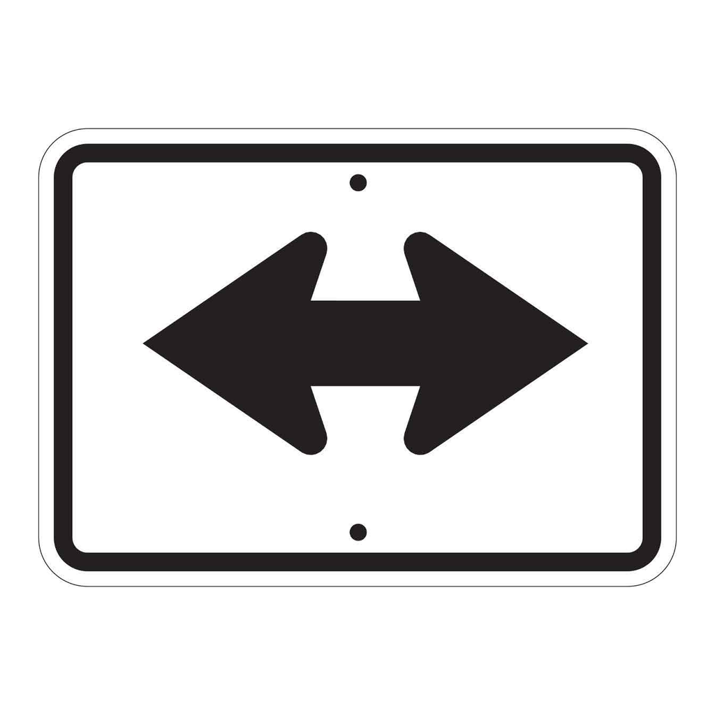 Brady Left And Right Arrow Sign