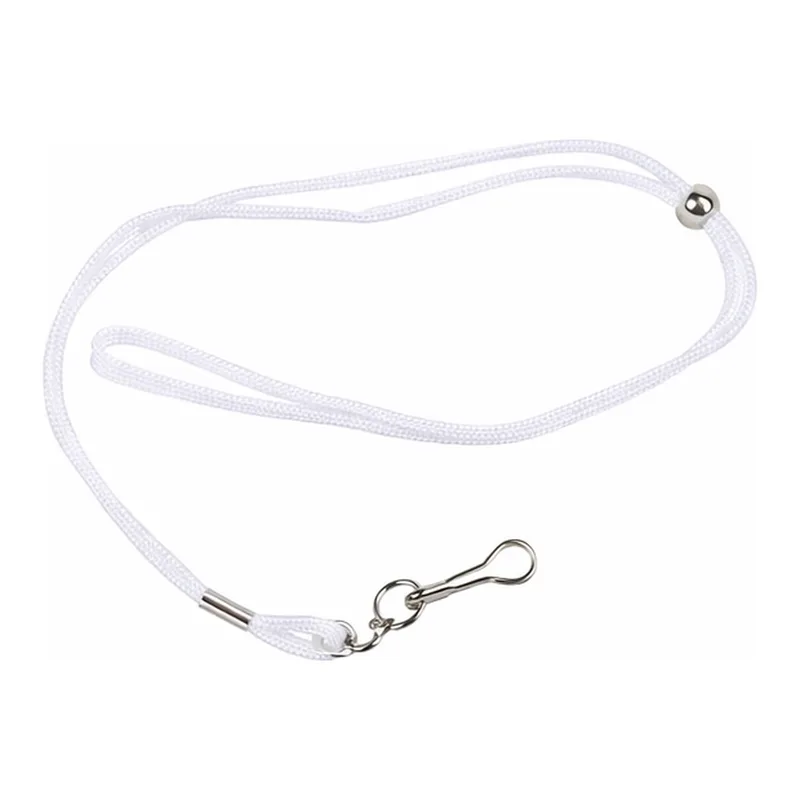 Brady White Lanyard