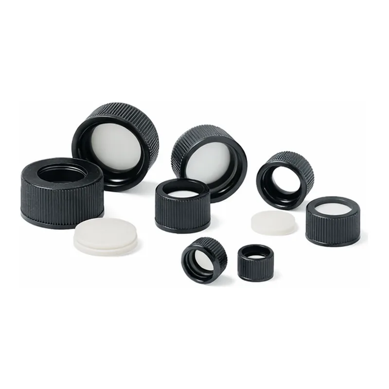 Merck Assembled screw cap with hole with PTFE/silicone septum