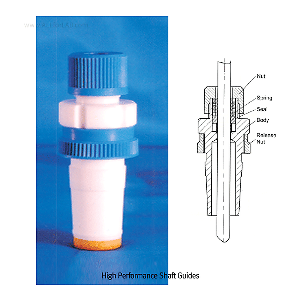 COWIE Joint-Screw-NPT-PTFE/PEEK High-class Vacuum Stirrer Guide