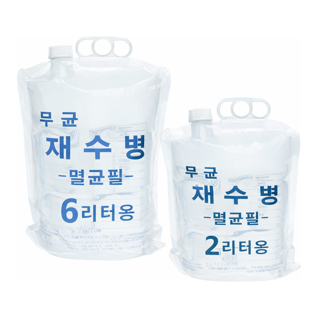 무균채수병 Sterile LDPE Collapsible Water Collection Bottle