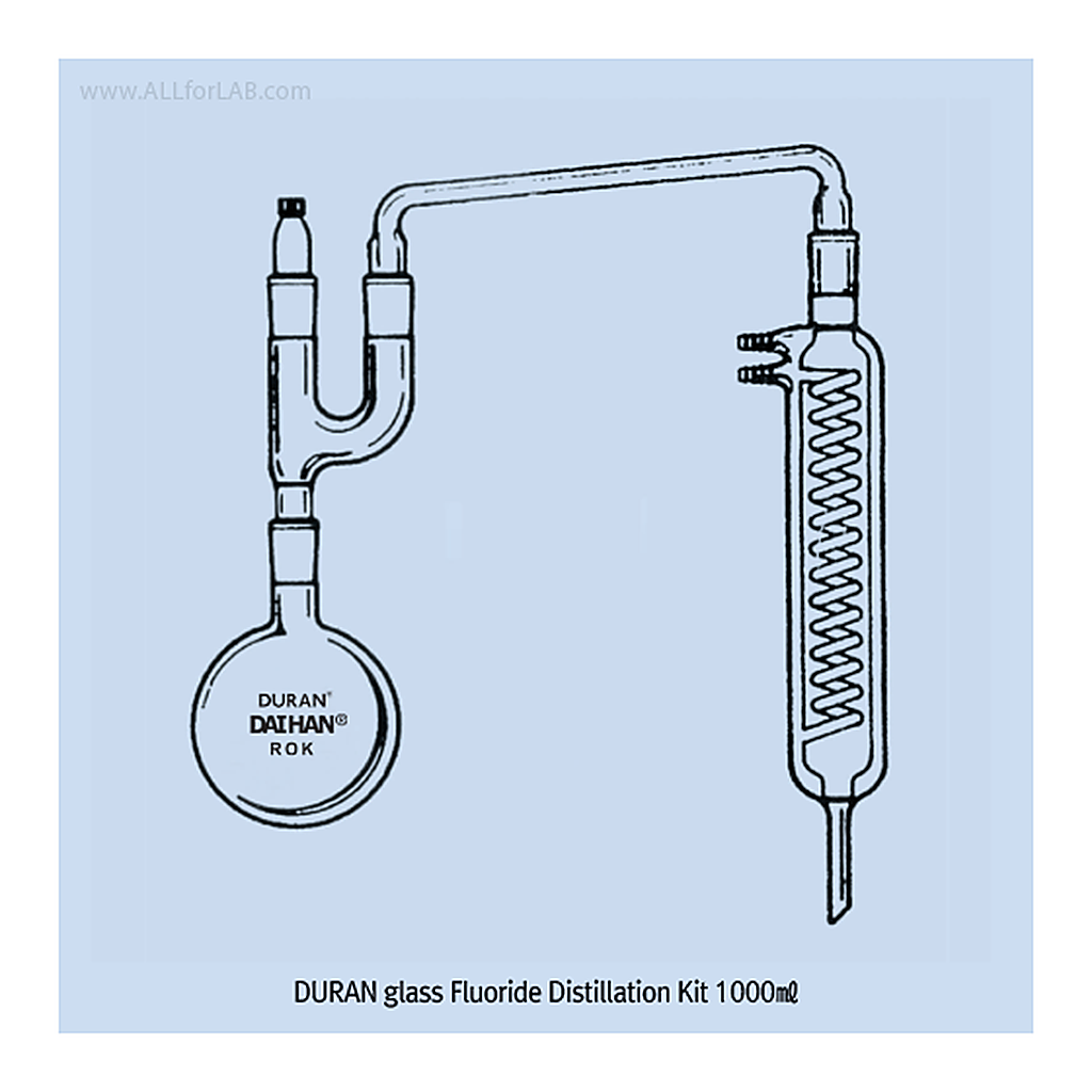 SciLab DURAN glass Fluoride Distillation Kit