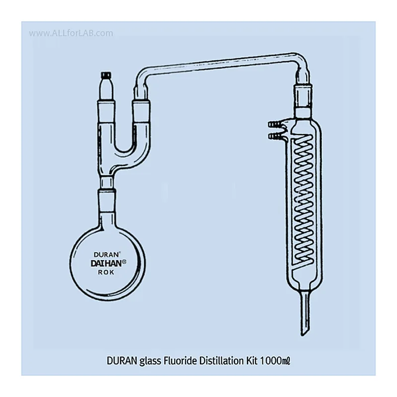 SciLab DURAN glass Fluoride Distillation Kit