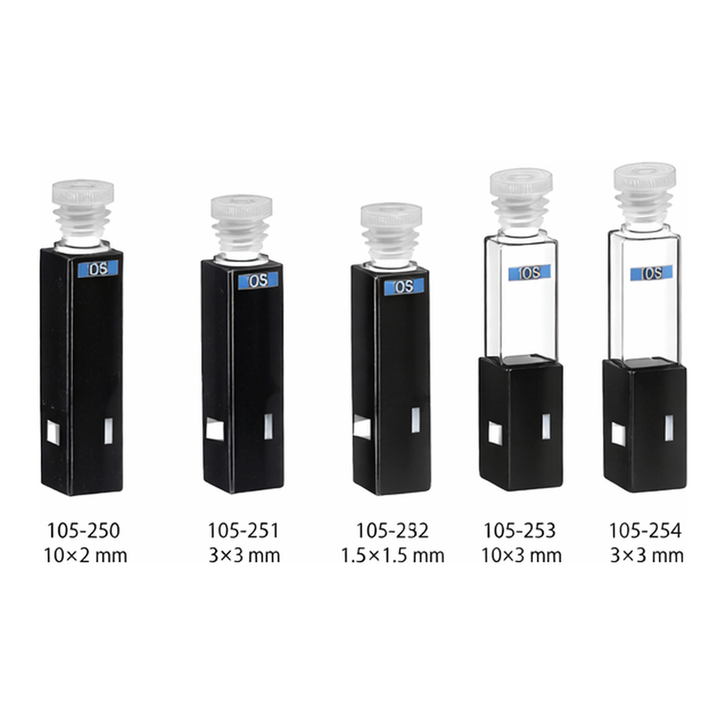 HELLMA Fluorescence Micro Cells Quartzwith PE Stopper70 ~ 120㎕