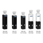 HELLMA Fluorescence Micro Cells Quartzwith PE Stopper70 ~ 120㎕