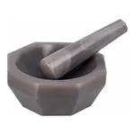 Silico & Chemico Porcelain Works Agate Mortar & Pestle Set