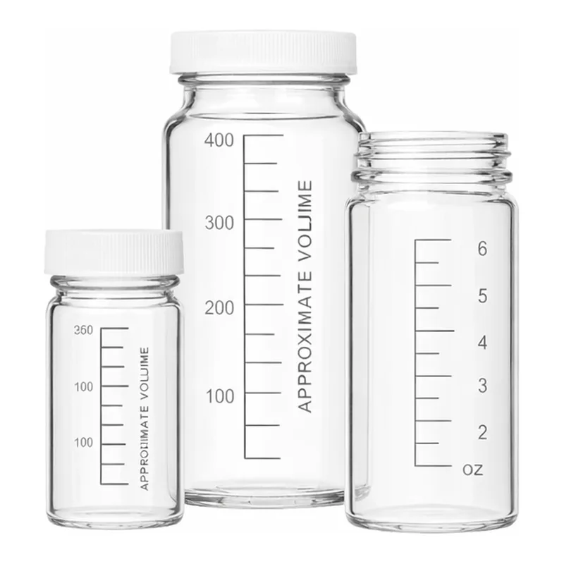 WHEATON Valumetric Clear Straight Sided Fine Graduated Bottle