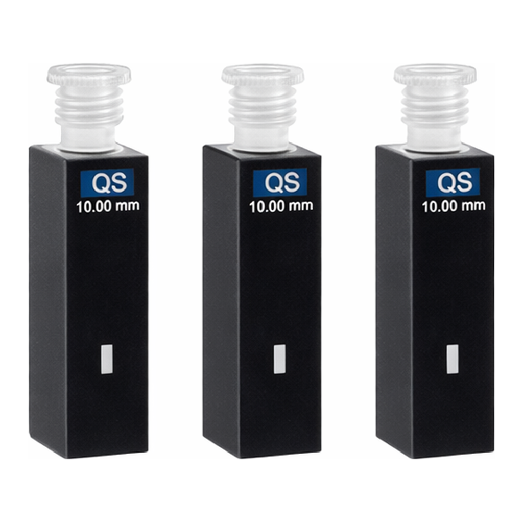 HELLMA Ultra-micro Cells with PE Stopper or Openwith Pipette Tips Quartz