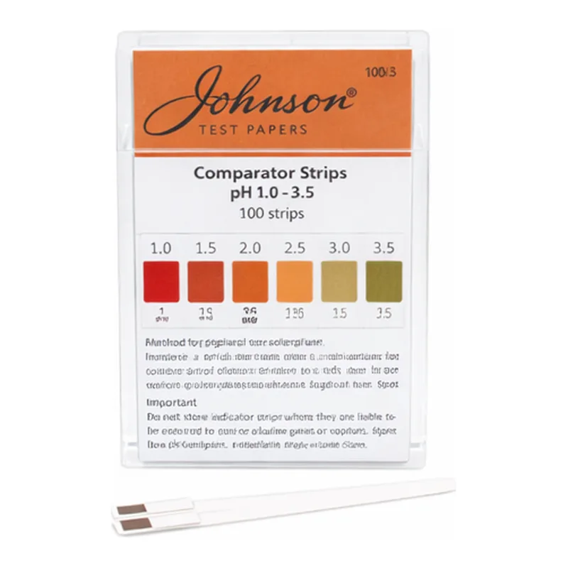 Johnson Test Papers High Precise(0.2~0.5 pH-divi.) Color Pad Polypropylene pH Comparator
