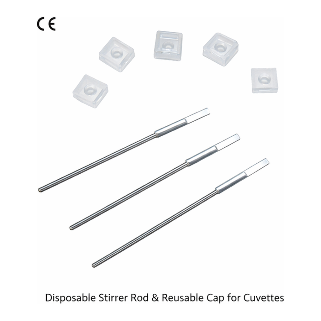 KARTELL Disposable Stirrer Rod & Reusable CapFor Cuvettes
