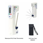 AZ Waterproof IP65 IR(infrared)+Contact Pt-Probe Thermometer