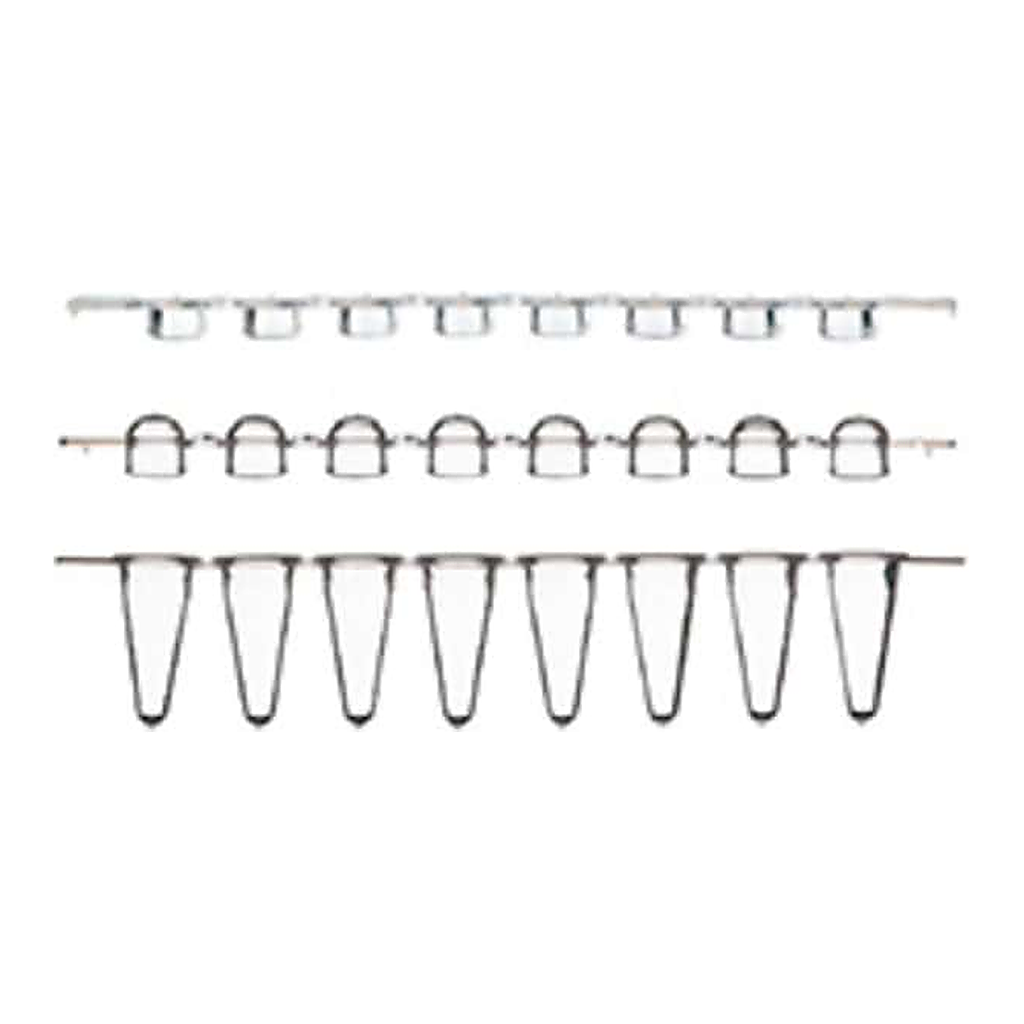 Thermo Fisher Scientific Low Profile Tubes and Domed Caps, strips of 8, Sustain Series, 120 strips
