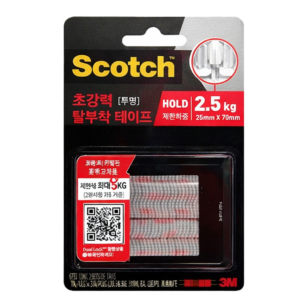 OFFICENEX 3M 고리걸이테이프 761(761/투명)