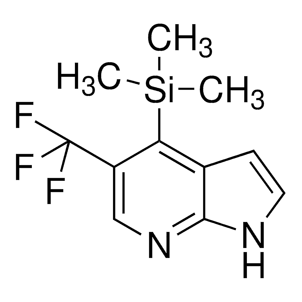 Merck 5-(Trifluoromethyl)-4-(trimethylsilyl)-1H-pyrrolo[2,3-b]pyridine