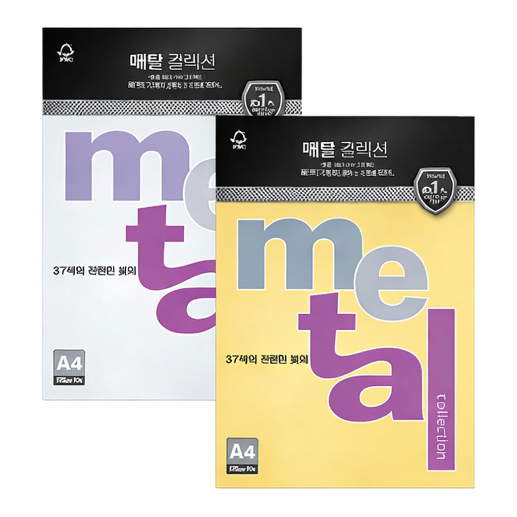 OFFICENEX 메탈컬렉션 (ML43/A4/ 120g/ 그린펄/ 10매/팩/삼원)