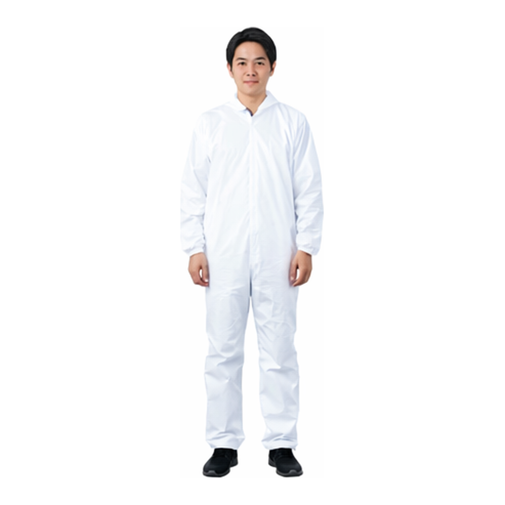 AS ONE Fluororesin Coated Jacket and Pants(Chemical Resistant Type), 불소수지 코트 내약 상의·바지(내약품성)