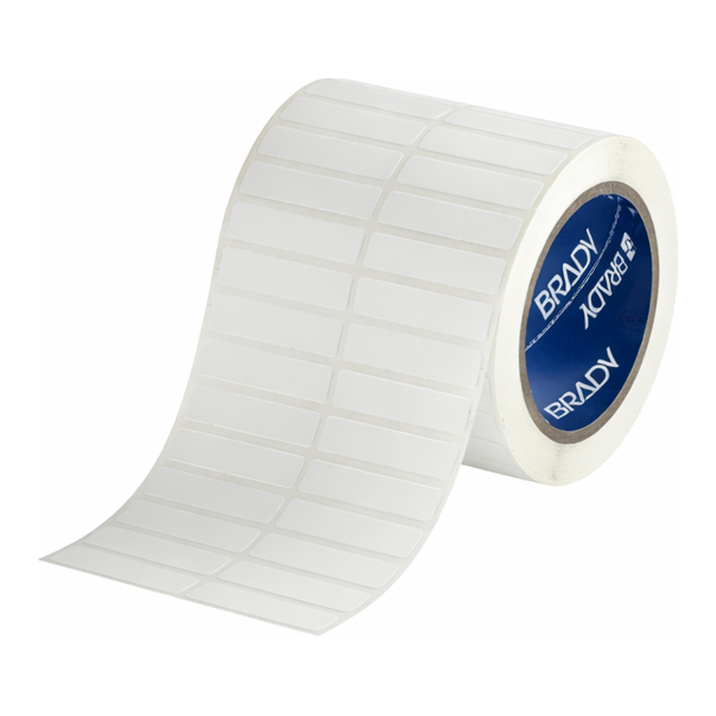 Brady Aggressive Adhesive Multi-Purpose Nylon Labels for 3" Core Printers - 0.375" x 2"