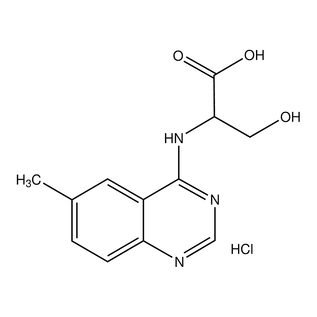 Merck 3-Hydroxy-2-(6-methylquinazolin-4-ylamino)propanoic acid hydrochloride