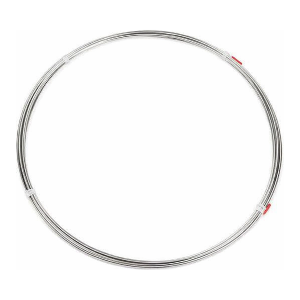 Restek Tubing, Stainless Steel, 304SS Rinsed and Cleaned 1/16in OD x 0.01in ID, 100ft Roll