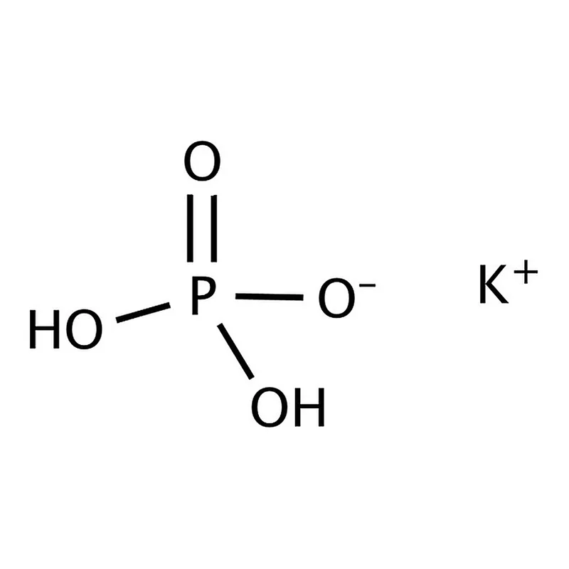 Thermo Fisher Scientific Potassium dihydrogen phosphate, 98.0-100.5% (dried basis), crystals, NF, Multi-Compendial, GMP, J.T.Baker