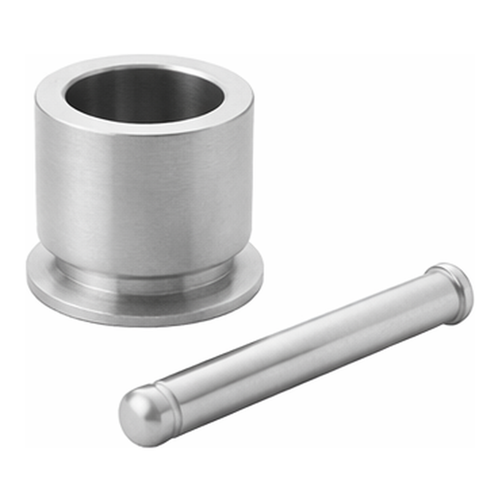 AS ONE Tungsten Carbide Mortar  Set, 텅스텐 유발세트(유봉부속)