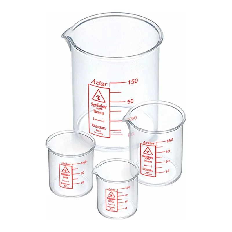 azlon PMP Clear Beakers