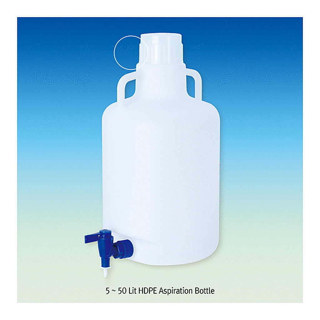 SciLab 5 ~ 50 Lit HDPE Aspiration Bottle
