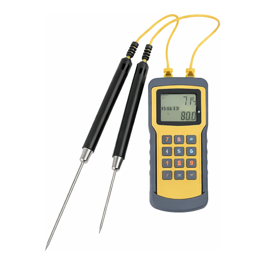 ATM Portable Digital 2-Channel Thermocouple Thermometer