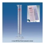 VIT-LAB 투명 PMP 실린더 A-class PMP Red Printed- & Raised- Graduation Cylinder