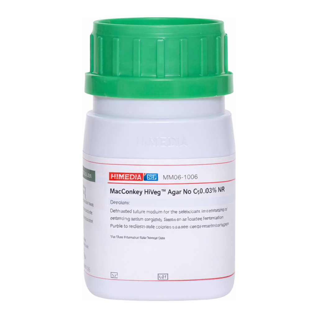 Himedia MacConkey HiVeg Agar w/o CV, w/ 0.003%  NR and 1.5% Agar