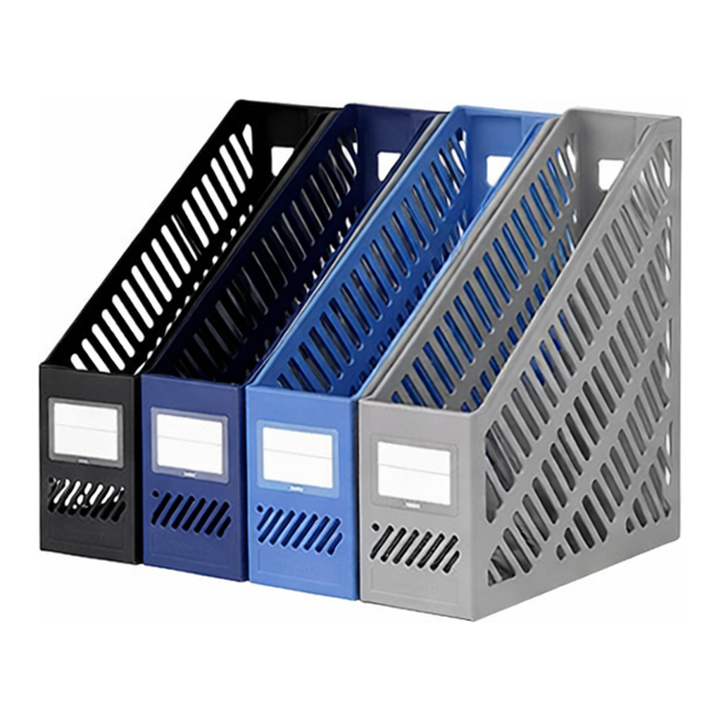 OFFICENEX [P]카파맥스 고정식화일꽂이(회색/86Wx250Dx295Hmm)