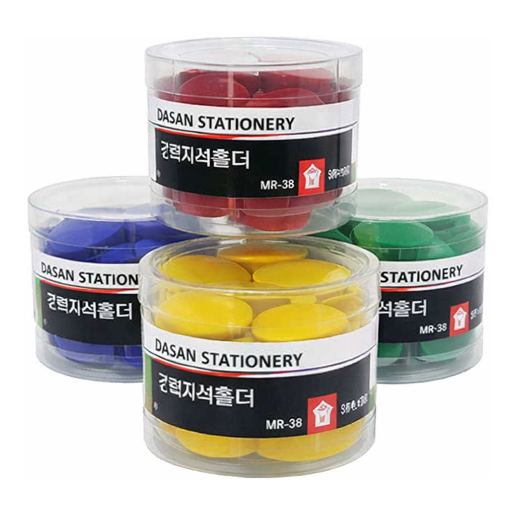 OFFICENEX 강력자석홀더(특대/녹색/MH-38/20개입/Ø38mm)