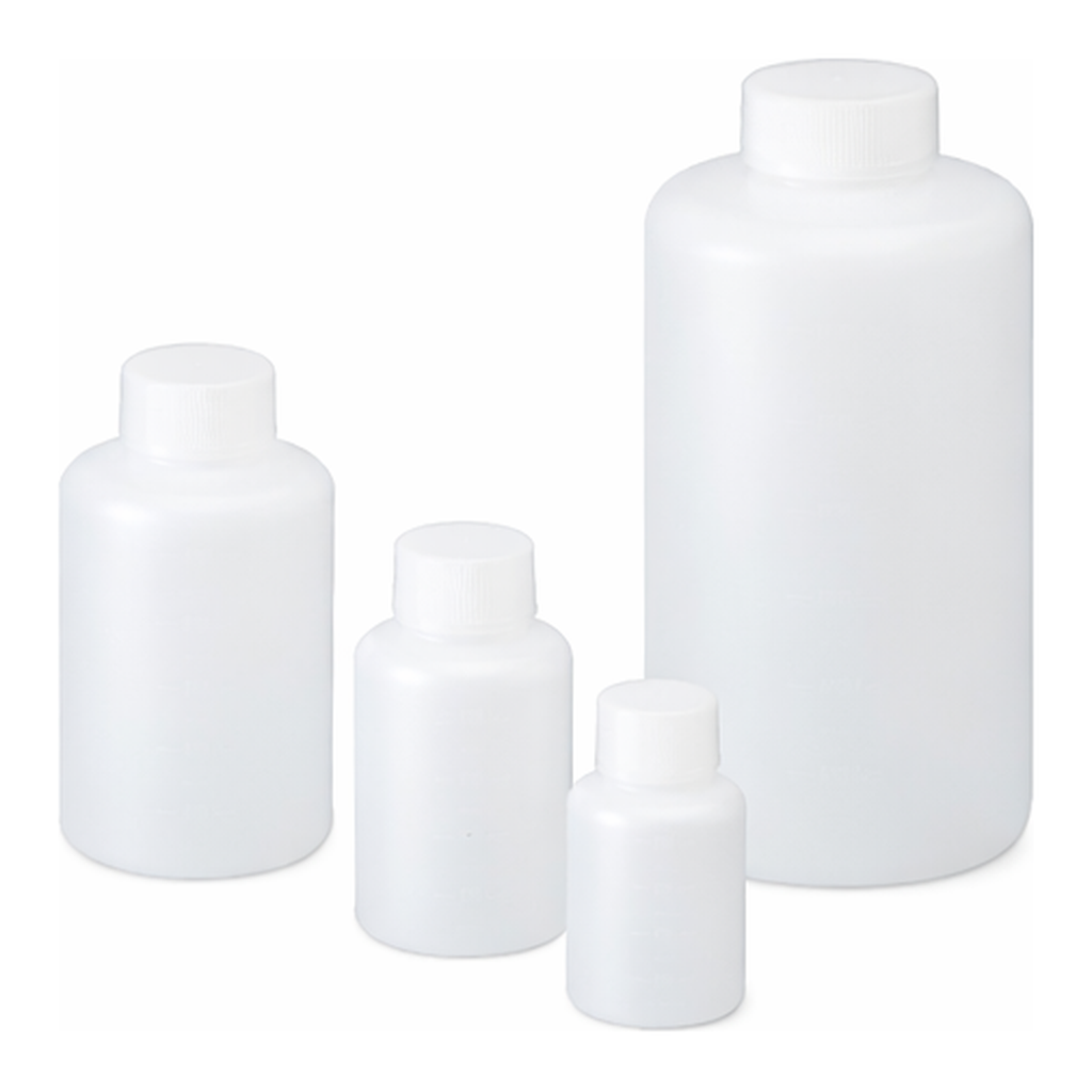 AS ONE J Bottle Round Type Narrow-Mouth(Natural Sterile), J 원형 세구병(내추럴 멸균처리)