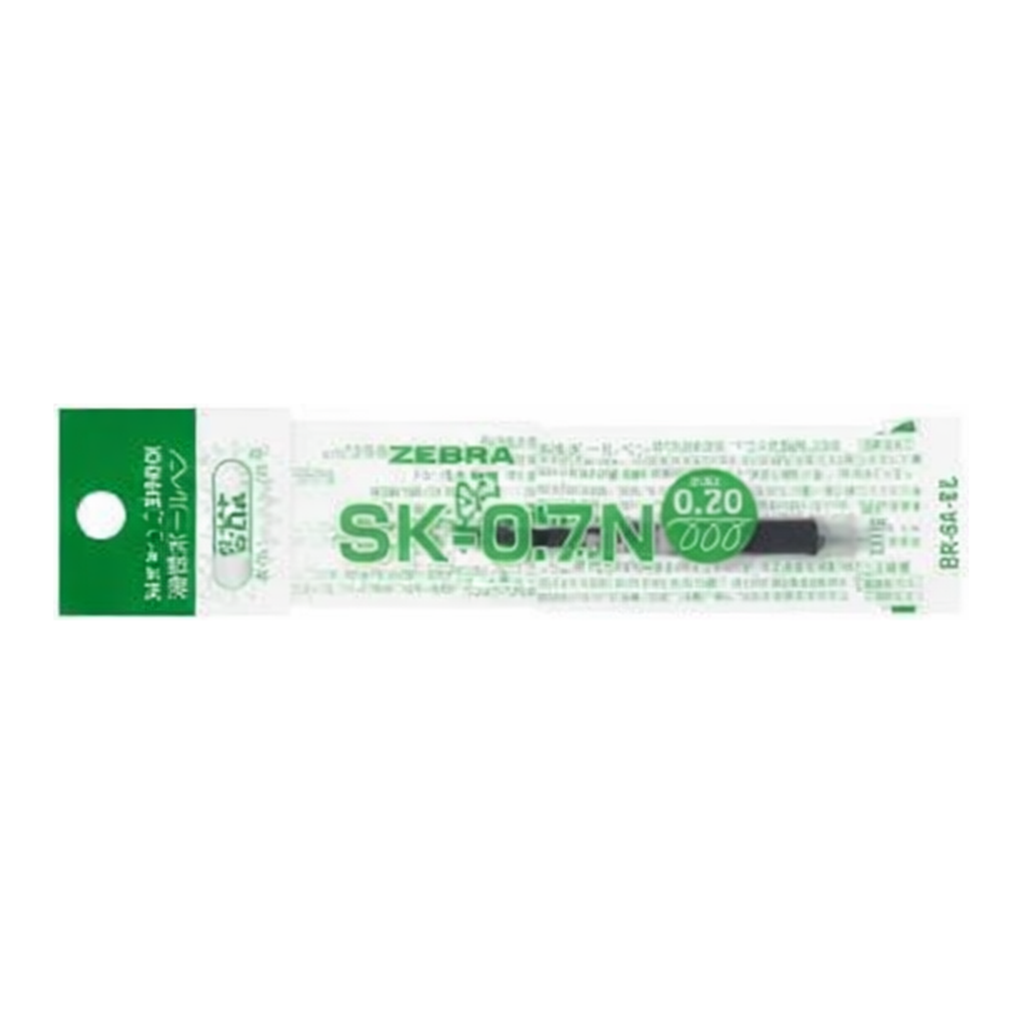 OFFICENEX 제브라 리필 0.7 녹색 SK-0.7 (BR-6A-SK-G)