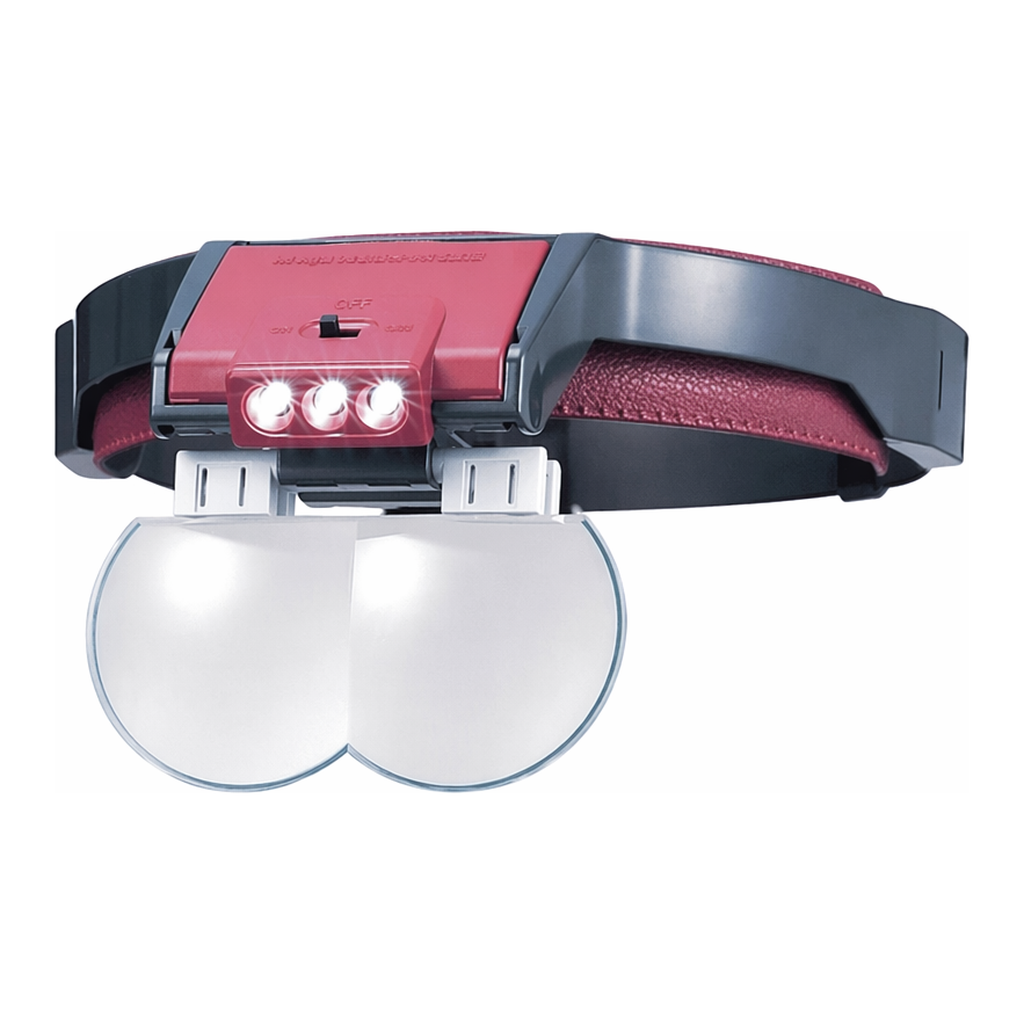 Thermo Fisher Scientific Megaview Hands-Free Loupe Magnifier with LED Light, Dual-Lens, 2 to 4x