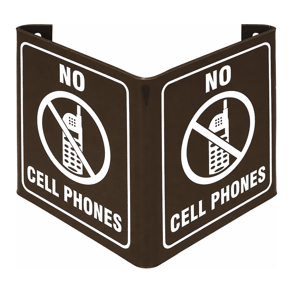 Brady V No Cell Phones Sign