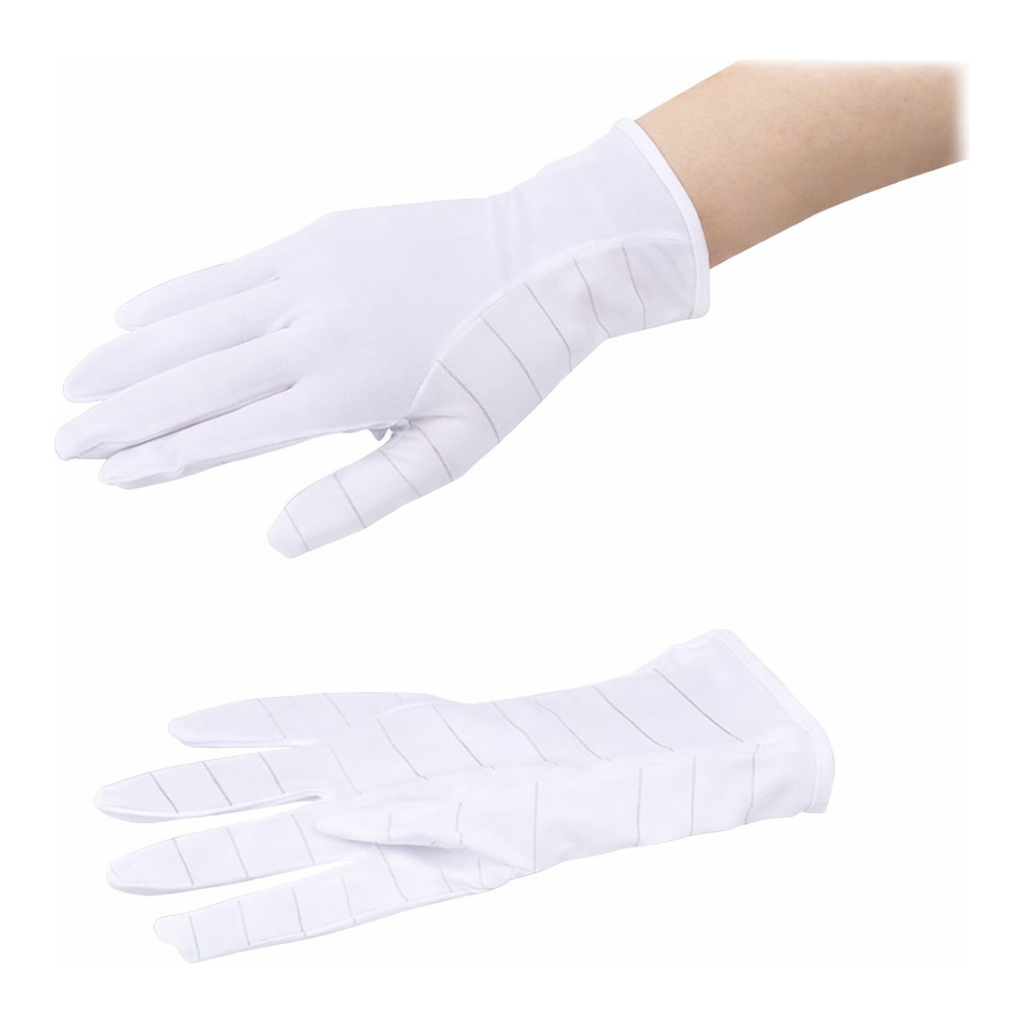 AS ONE ASPURE Dust-Proof ESD Gloves (Long Type), 아즈퓨아 방진 ESD장갑(긴 타입)